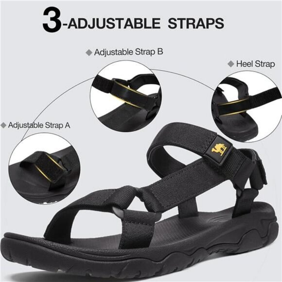 Mens Hiking Sandals Waterproof Open Toe Outdoor Sport Walking Beach Shoes main image 7